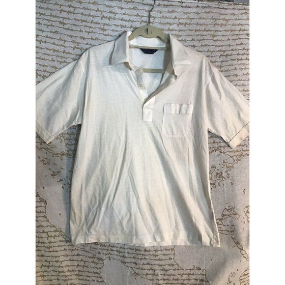 Vintage Tournament By Arrow Men L Single Stitch Short Sleeve Golf Polo Shirt. R - Picture 1 of 10
